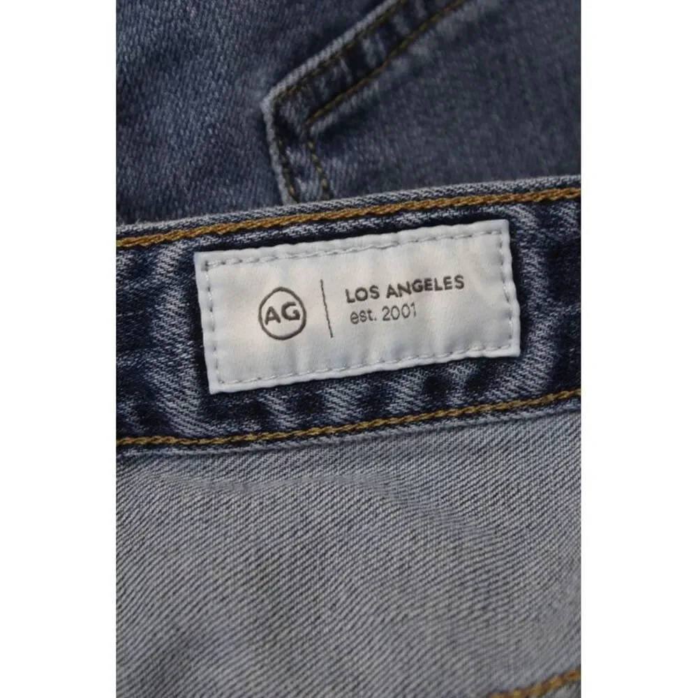 AG Adriano Goldschmied Mens Straight Blue Jeans Size 36
